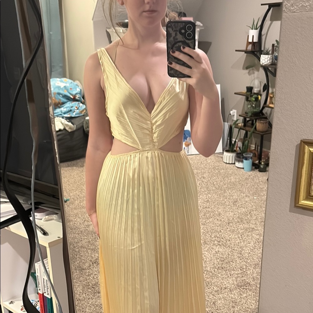 Small Butter Yellow Dress